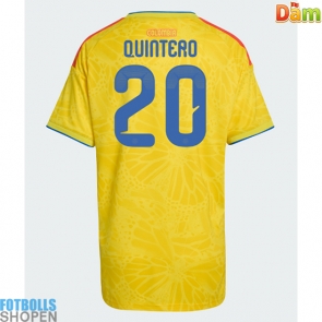 Billiga Colombia Juan Fernando Quintero #20 Hemmatröja Dam VM 2026 Kortärmad